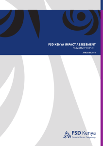 FSD Kenya Summary Report - Oxford Policy Management