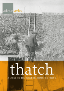 Thatch - A Guide to the Repair of Thatched Roofs (2015)