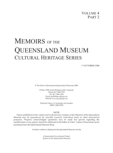 Memoirs of the Queensland Museum (ISSN 1440