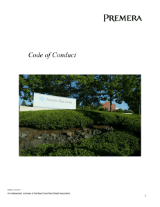 Code of Conduct - Premera Blue Cross