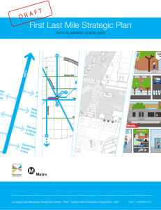 First Last Mile Strategic Plan