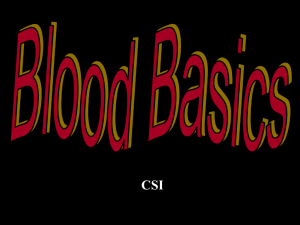 Blood Basics PPT