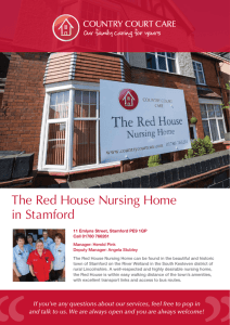 The Red House Nursing Home in Stamford