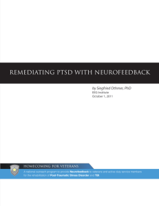 Remediation of PTSD Symptoms Using Neurofeedback