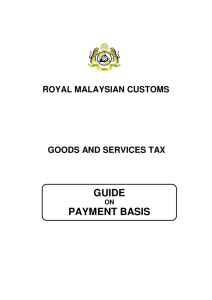GUIDE PAYMENT BASIS