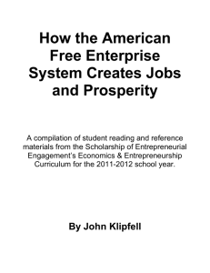 How the American Free Enterprise System Creates Jobs and