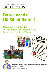 UK Bill of Rights Overview EasyRead