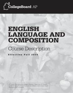 english language and composition