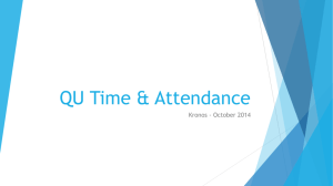 QU Time & Attendance