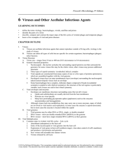 6 Viruses and Other Acellular Infectious Agents