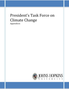 President's Task Force on Climate Change