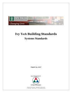 Ivy Tech Building Standards