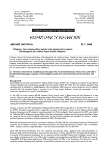 EMERGENCY NETWORK - FIAN International