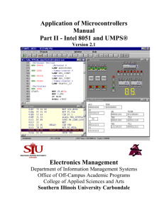 Application of Microcontrollers Manual Part II