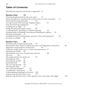 Table of Contents - Portrait