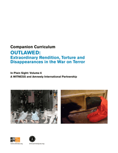 Extraordinary Rendition, Torture, and