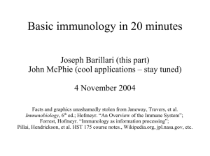 Basic immunology in 20 minutes