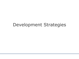 Development Strategies