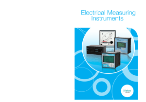 Electrical Measuring Instruments