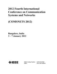 COMSNETS 2012 - Proceedings.com