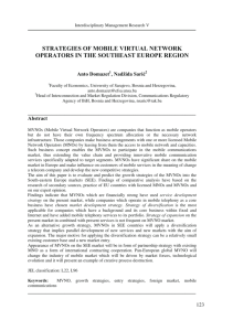 strategies of mobile virtual network operators in the southeast