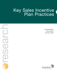 Key Sales Incentive Plan Practices