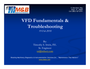 VFD Fundamentals & Troubleshooting
