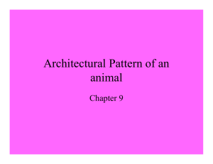 Architectural Pattern of an animal