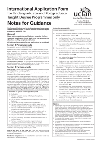 Notes for Guidance
