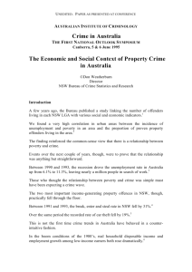 The economic and social context of property crime in Australia
