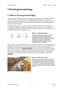 Fluvial Geomorphology
