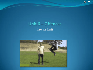 Chapter 7 – Offences