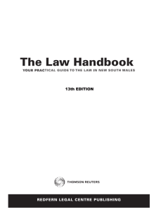 Criminal law - The Law Handbook