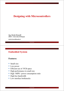 Designing with Microcontrollers