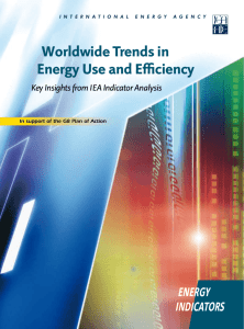 Worldwide Trends in Energy Use and Efficiency