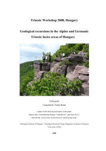 Geological excursions in the Alpine and Germanic Triassic facies