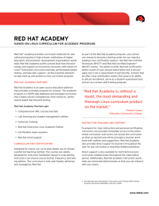 Red Hat academy