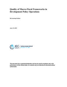 Cover Sheet - Independent Evaluation Group
