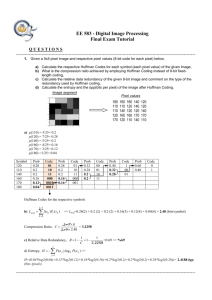 EE 583 - Digital Image Processing Final Exam Tutorial