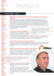 Olex Case Study2 - Objective Management Group