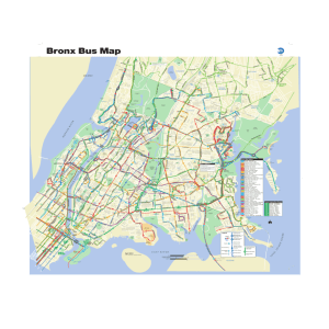 Bronx Bus Map April 2012