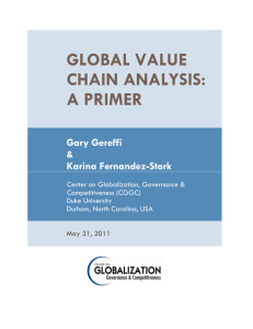 Global Value Chain Analysis: A Primer