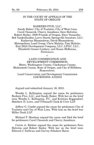 Barkers Five, LLC v. LCDC - Oregon Supreme Court Opinions
