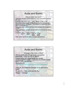 Acid Base Notes