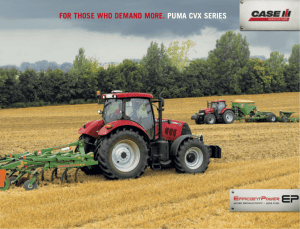 Puma CVX - Pontesbury Tractors Ltd
