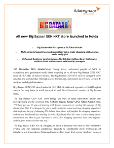 All new Big Bazaar GEN NXT store launched in Noida