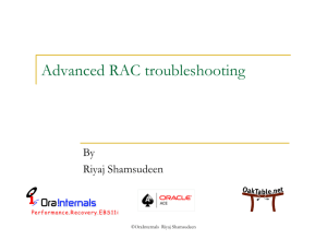 Advanced RAC troubleshooting