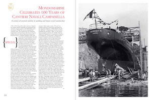 mondomarine celebrates 100 years of cantieri navali campanella