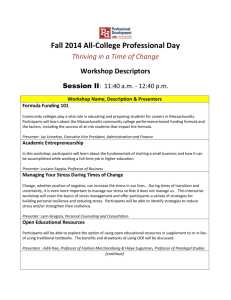 Fall 2014 All-College Professional Day