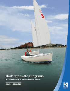 Undergraduate Programs - University of Massachusetts Boston